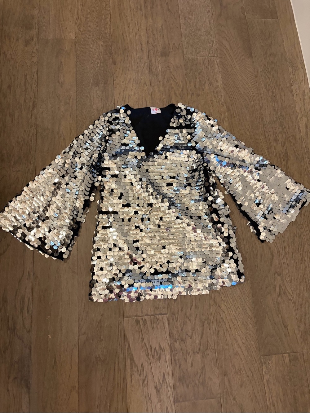 Buddy love silver sequin dress
